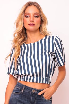blusa cropped elastico